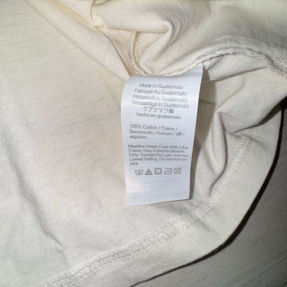 Brand new J.Crew Classic-fit Amalfi Coast graphic T-shirt in Positano Ivory 100% - Picture 6 of 7